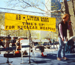 Abolition 2000. TIME'S UP! for nuclear weapons.