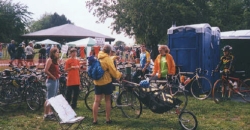 Valet parking at Clearwater, 2002.