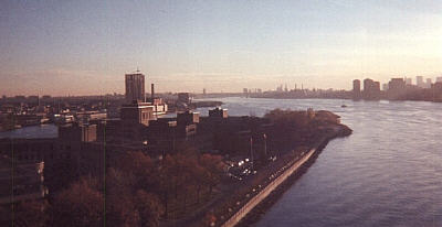 The East River.