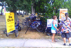 Monmouth County Clearwater Festival valet bike parking
