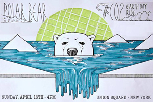 Polar Bear CO2 Earth Day Bike Ride